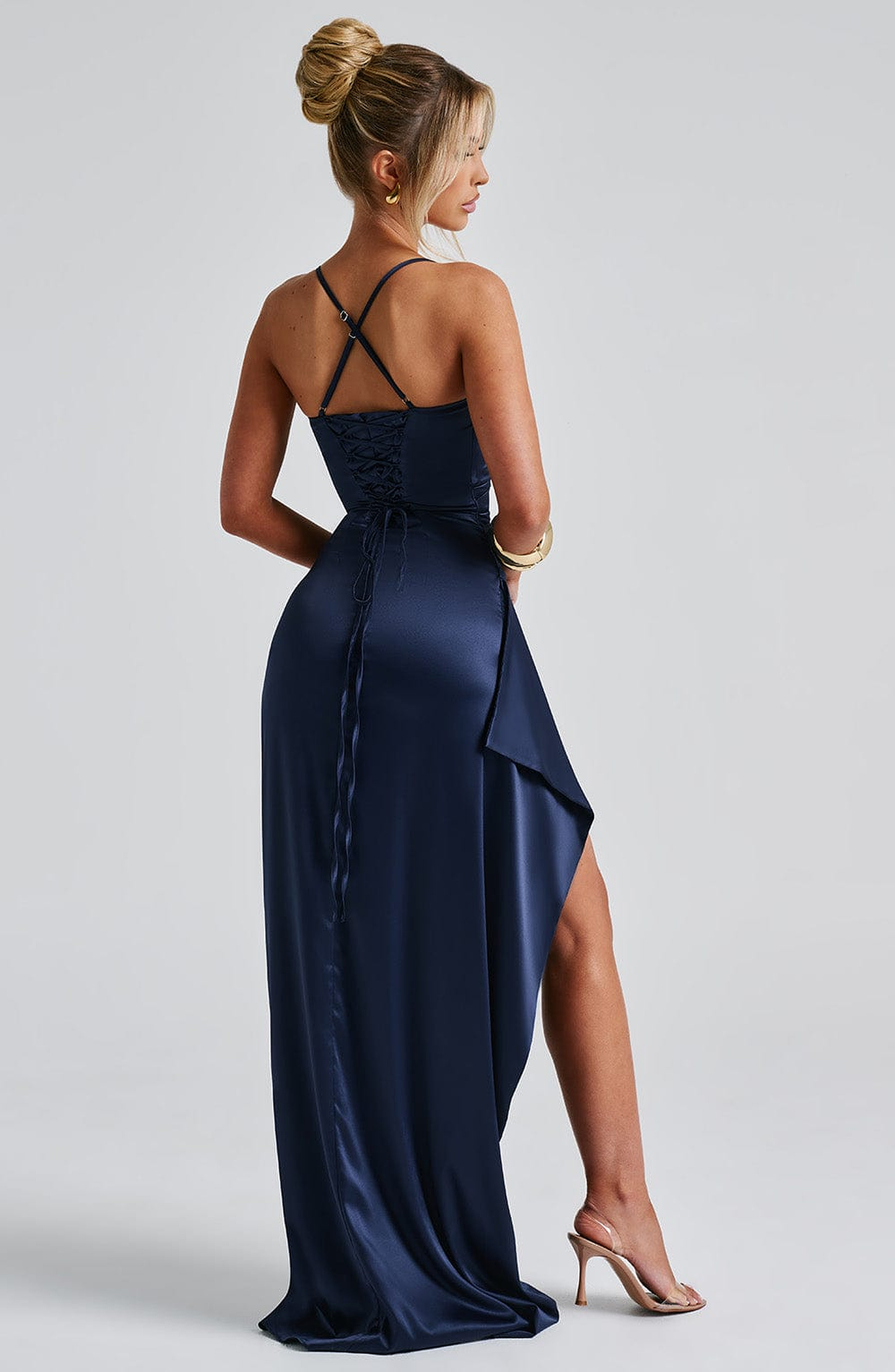 SARA HELEN ICON MAXI DRESS — NAVY