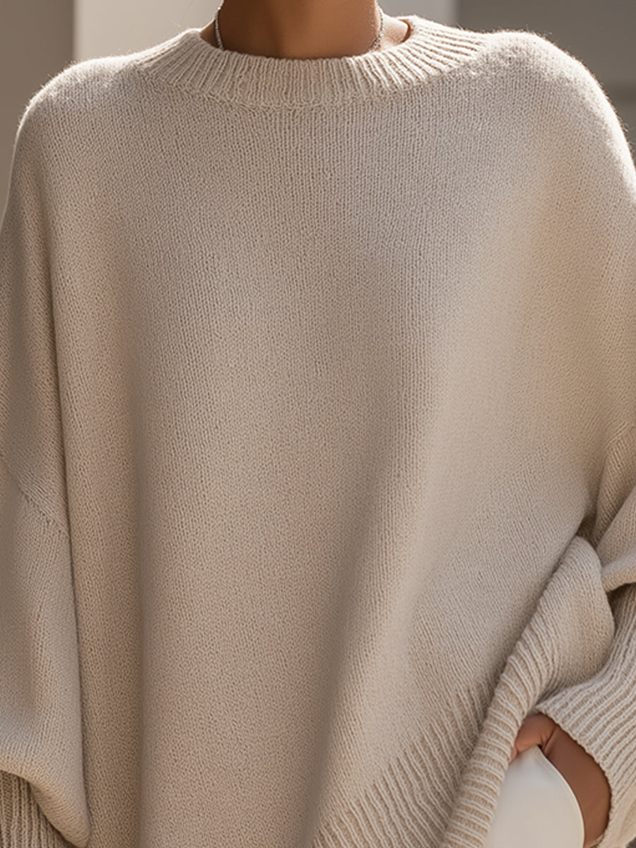Ludovica | JERSEY OVERSIZE CON ESCOTE ANCHO