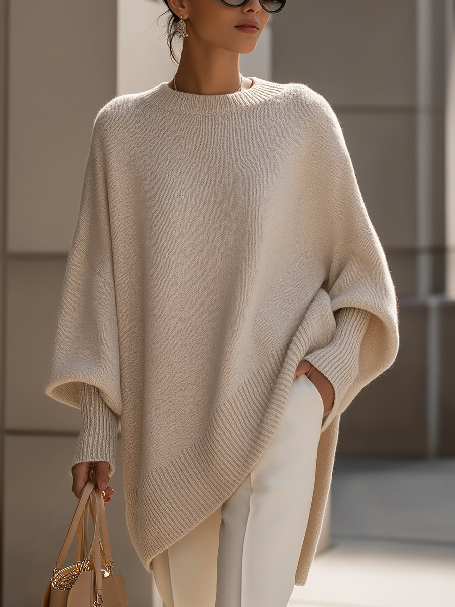 Ludovica | JERSEY OVERSIZE CON ESCOTE ANCHO