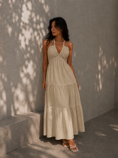 Vestido liso para mujer