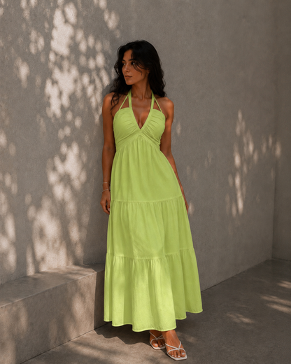 Vestido liso para mujer