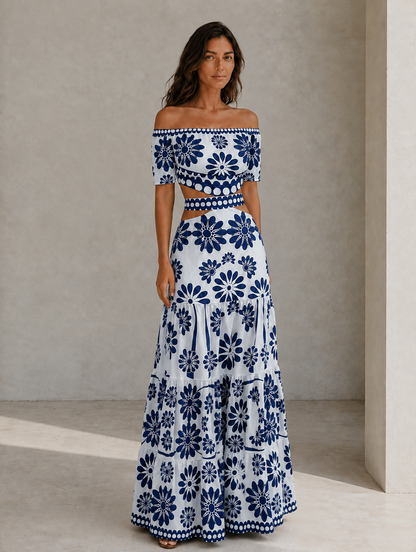 Vestido de moda para mujeres con estampado