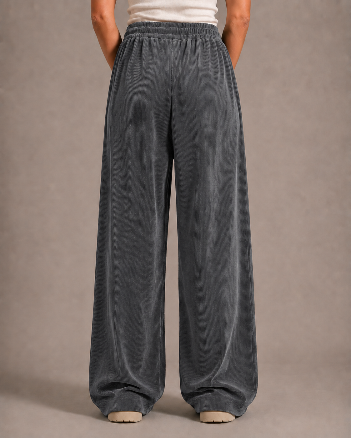 Pantalones de pana vintage para mujer