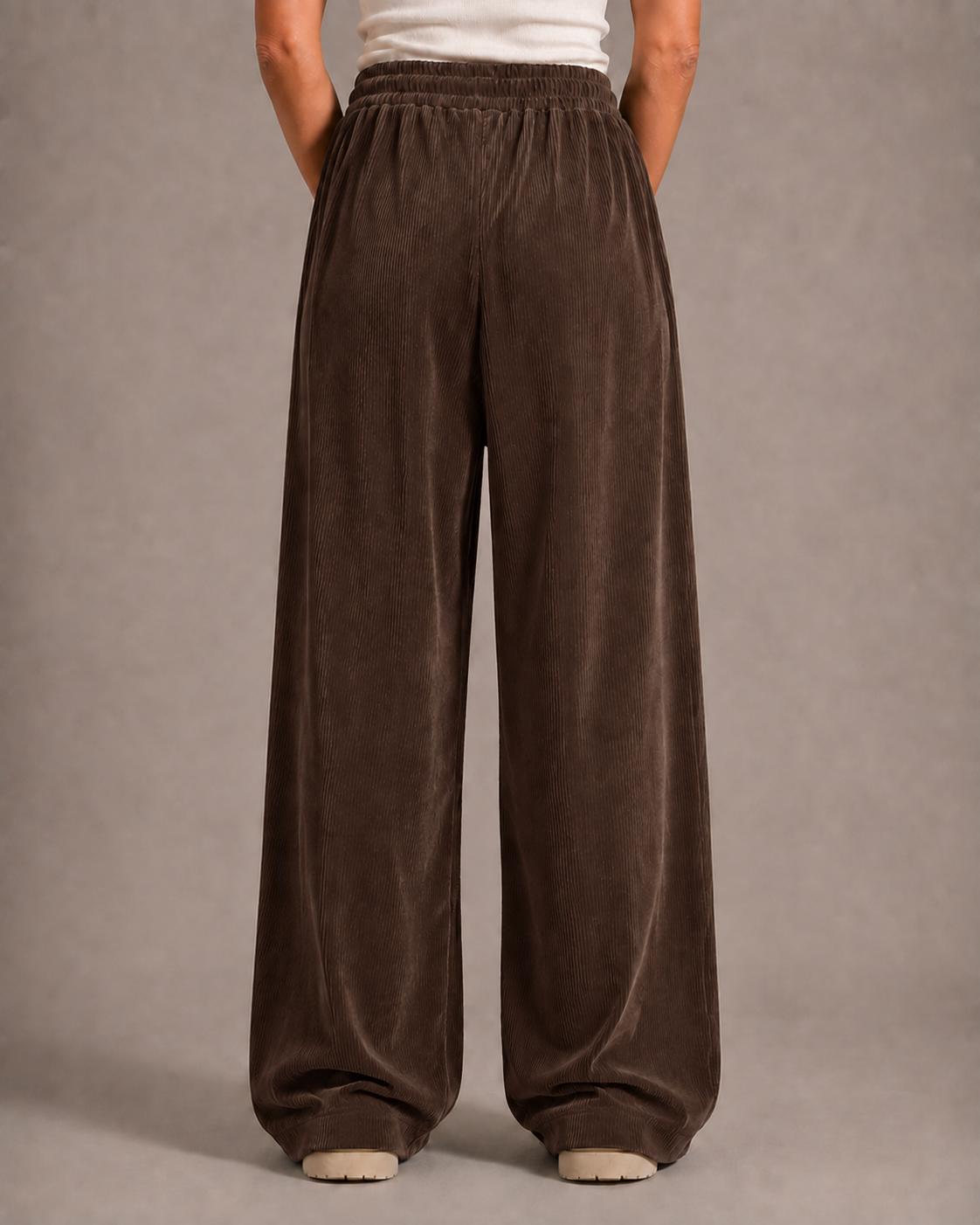 Pantalones de pana vintage para mujer