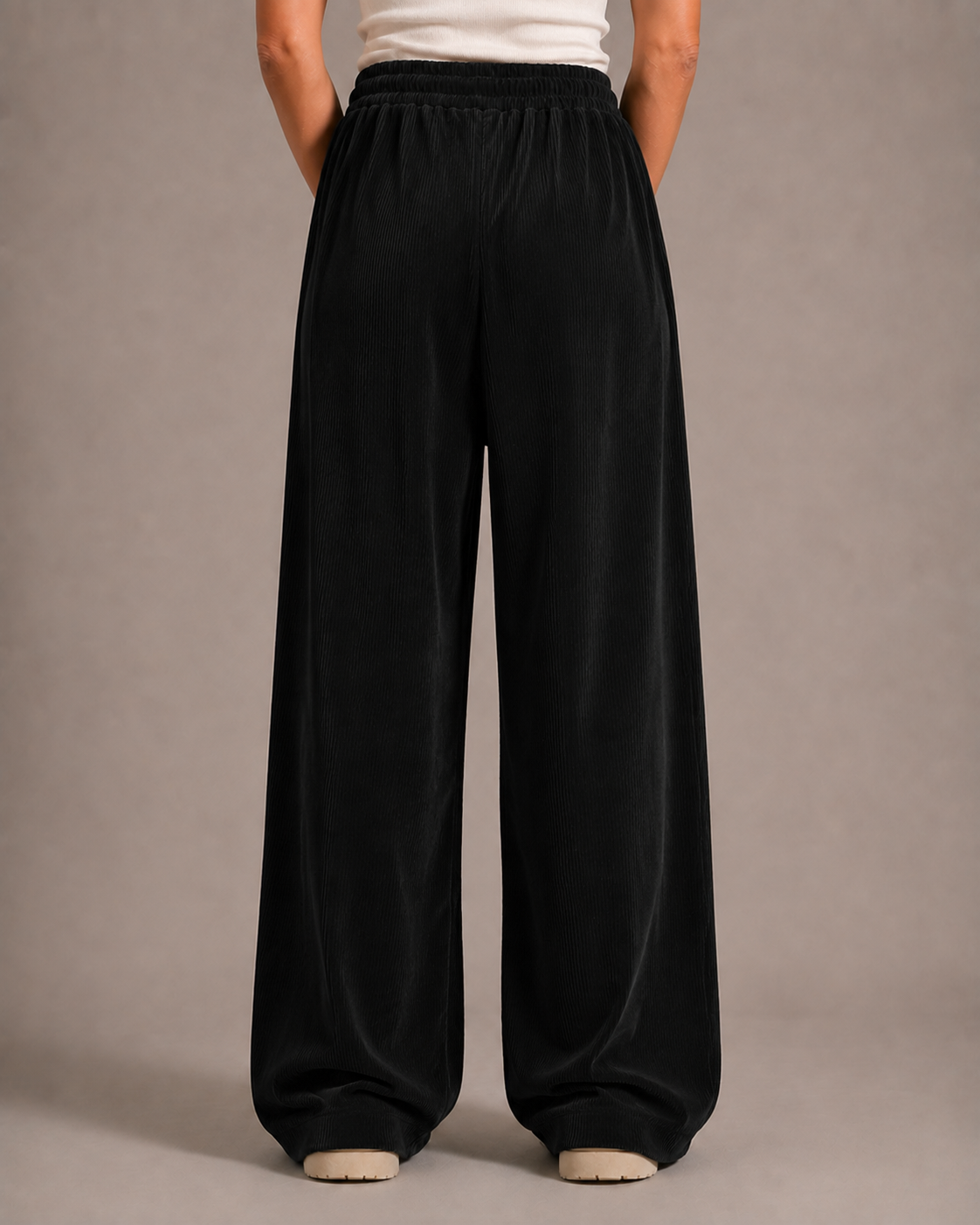 Pantalones de pana vintage para mujer