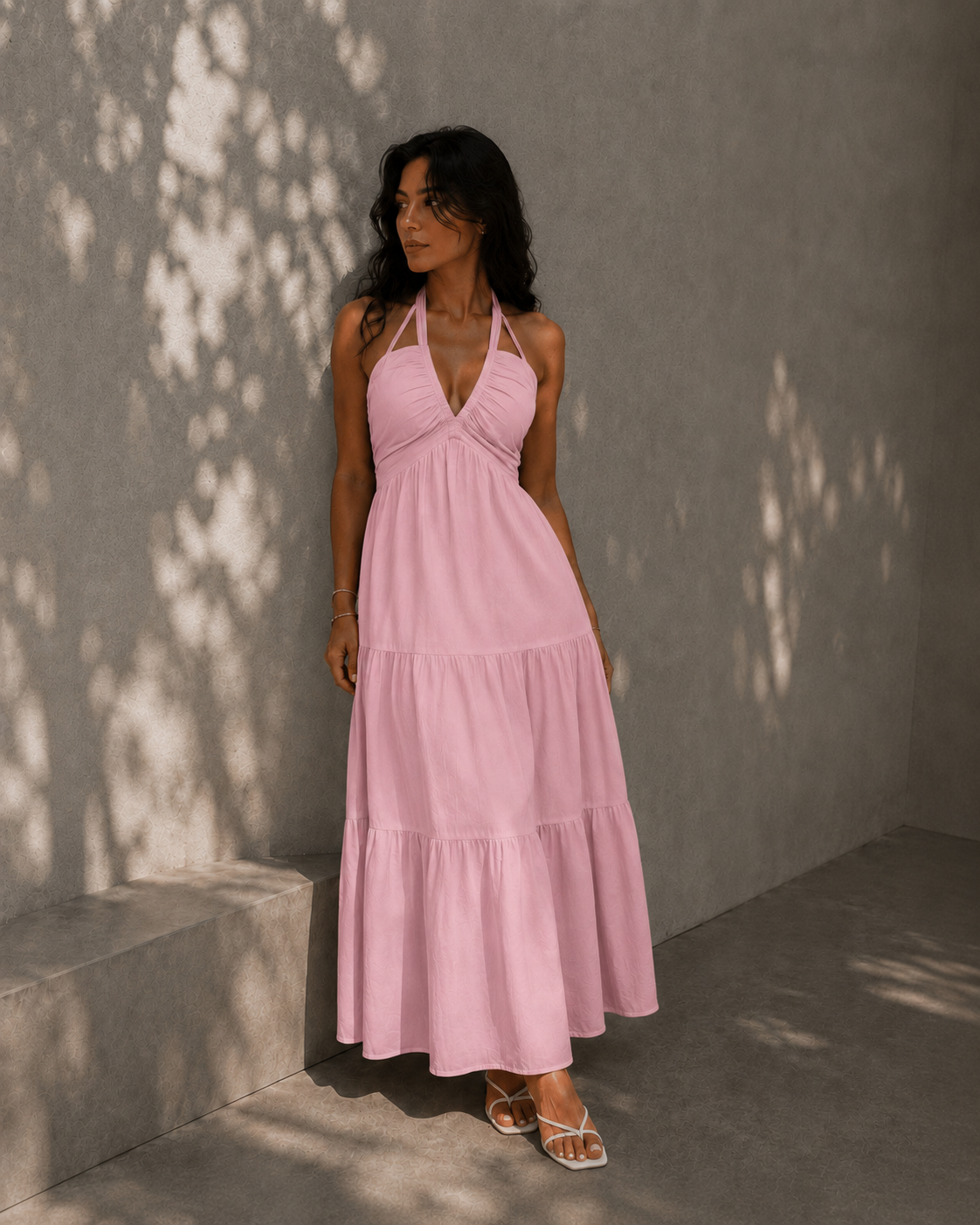 Vestido liso para mujer