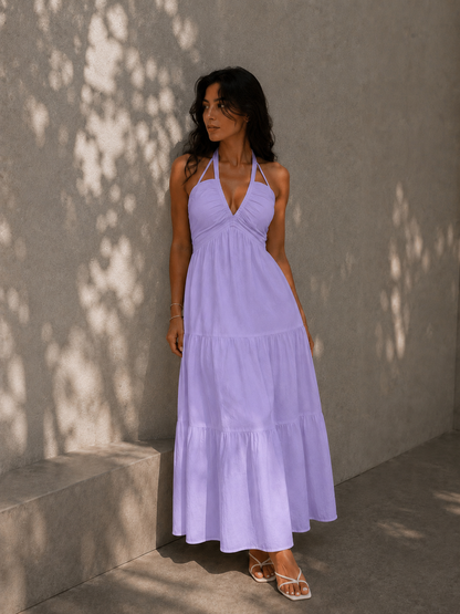 Vestido liso para mujer