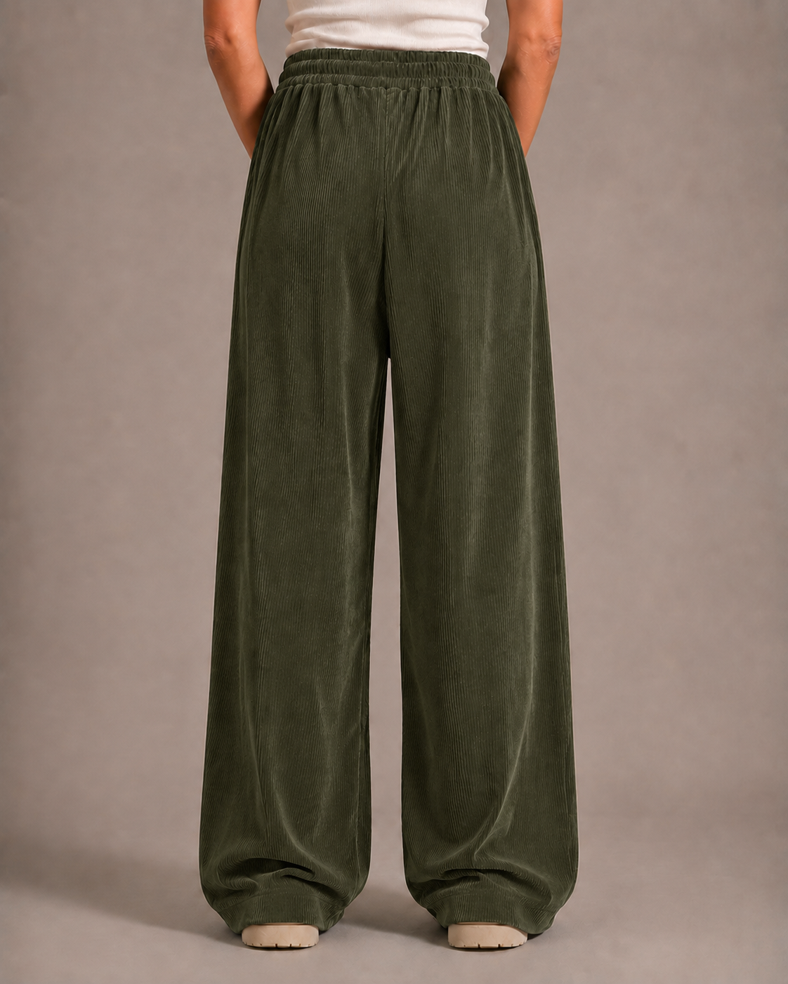 Pantalones de pana vintage para mujer