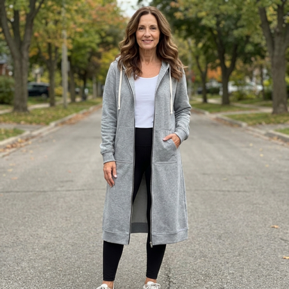 Brixley™ | Cardigan Lungo con Zip