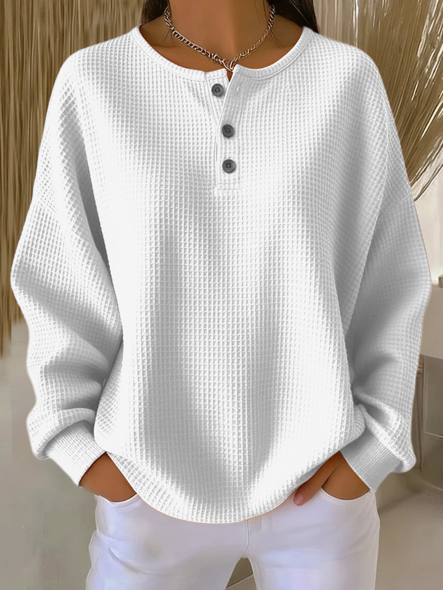 Miranda | SUDADERA HENLEY CON RELIEVE
