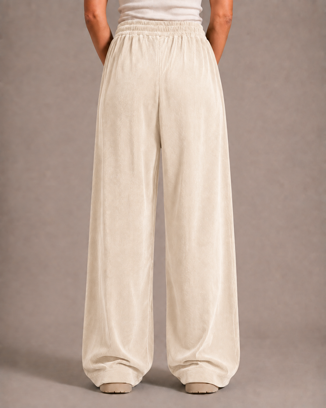 Pantalones de pana vintage para mujer