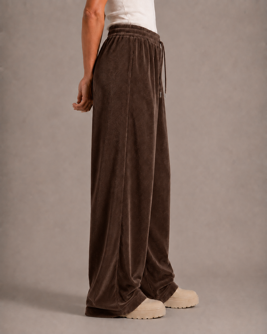 Pantalones de pana vintage para mujer