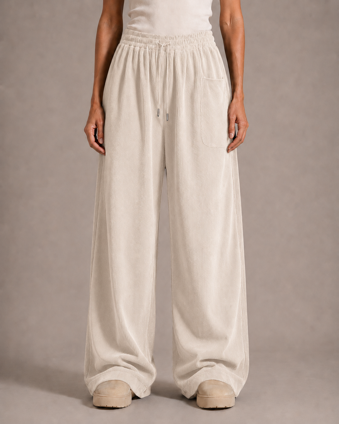 Pantalones de pana vintage para mujer