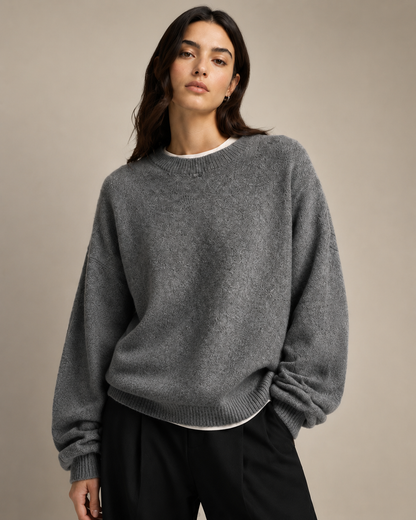 Jersey de mujer con hombros caídos