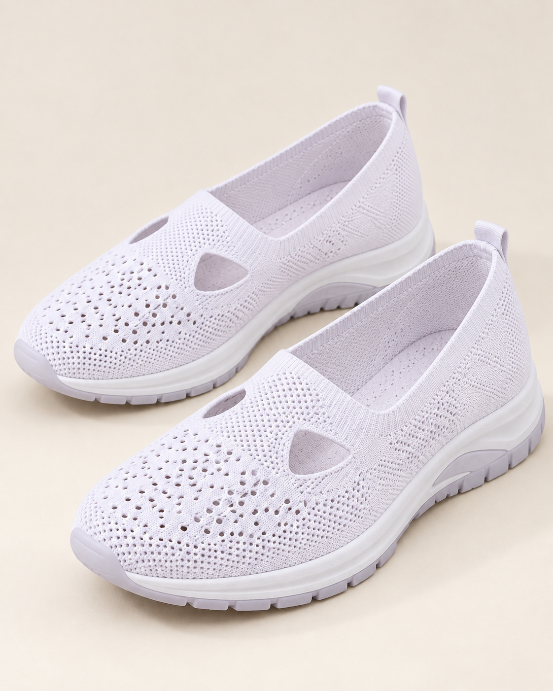 Zapatillas de mujer lisas y a la moda