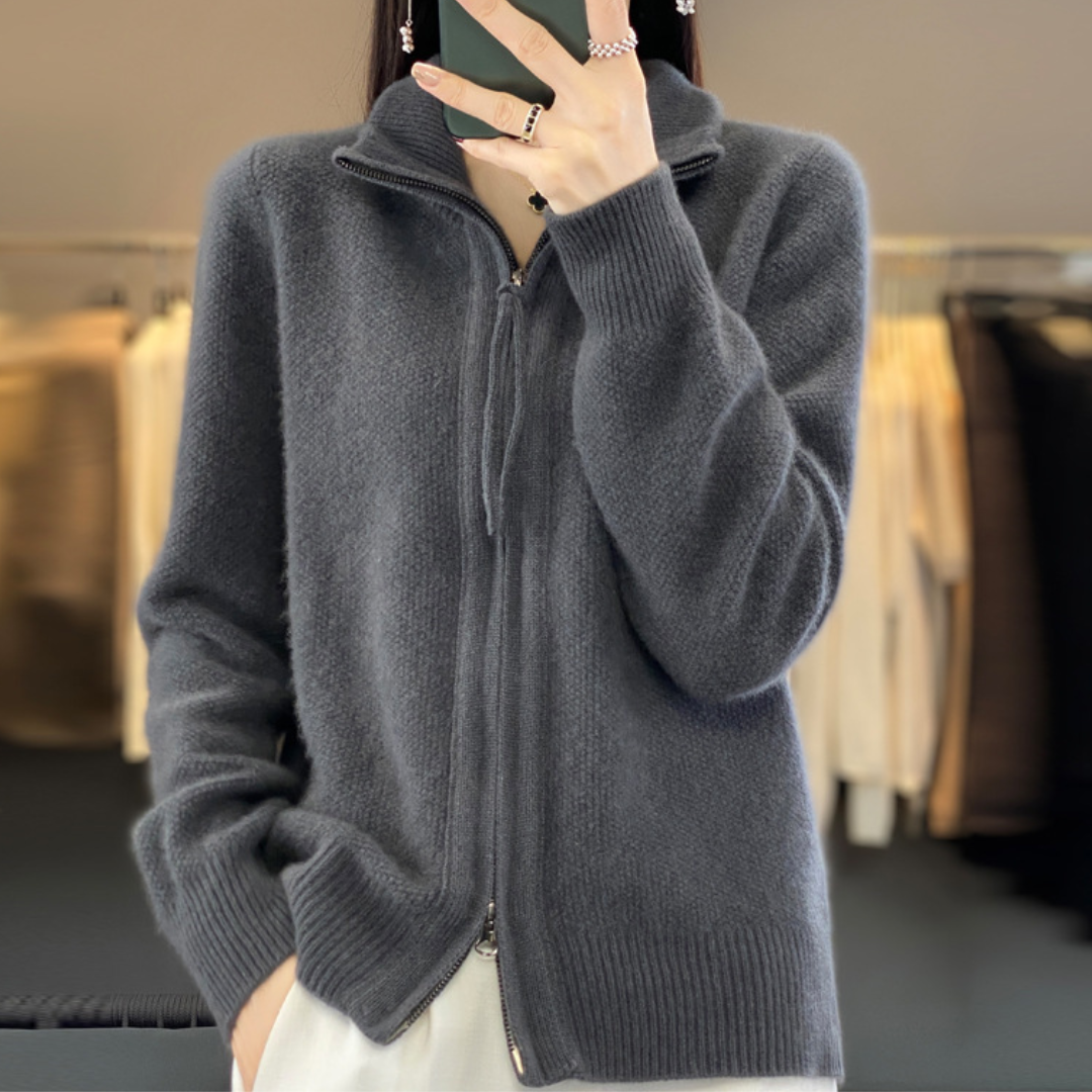 Luna | Cardigan Morbido con Zip