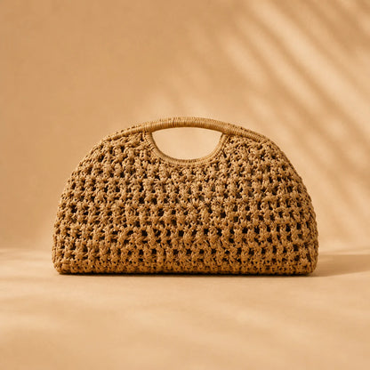 BOLSO DE MANO TRENZADO