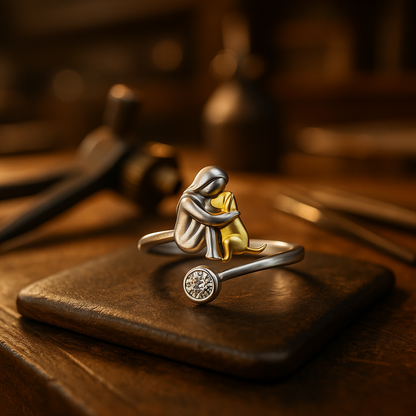 El Abrazo Eterno — Anillo Ajustable