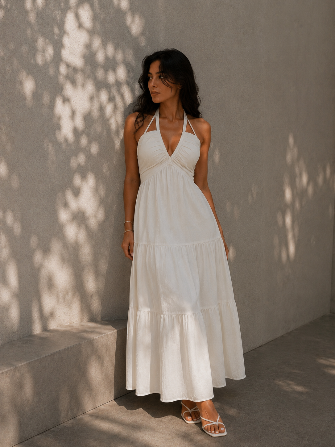 Vestido liso para mujer