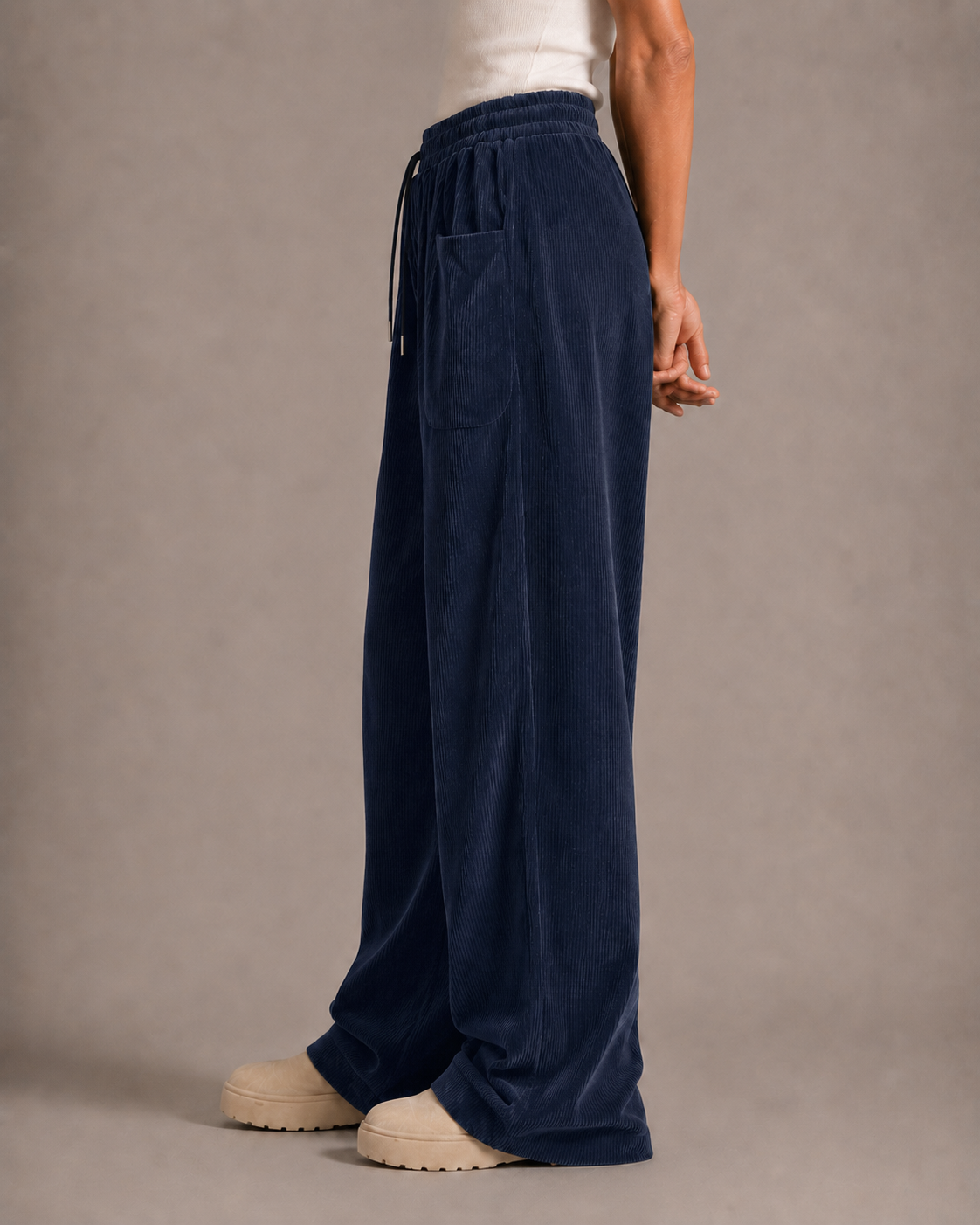 Pantalones de pana vintage para mujer