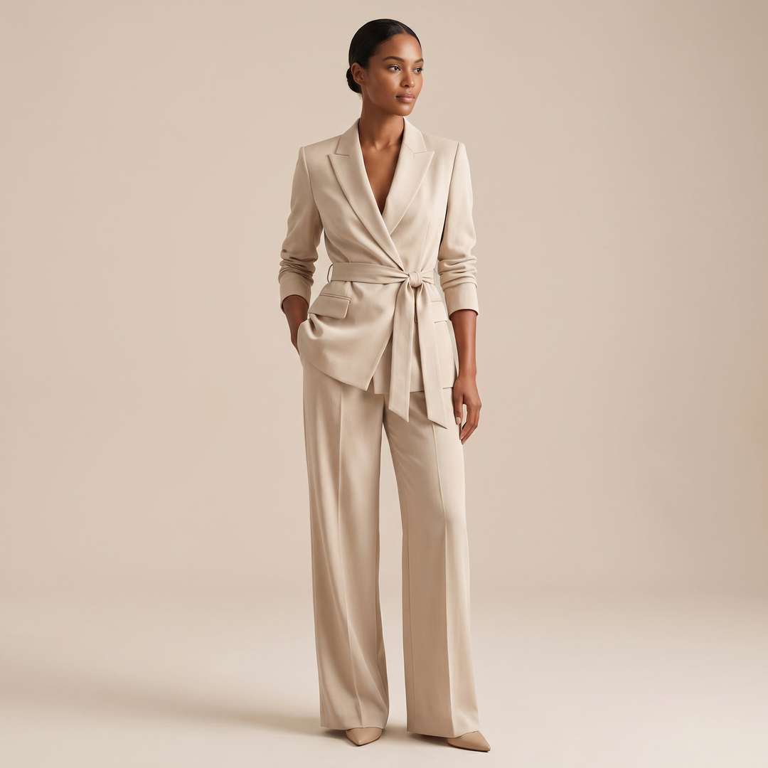 VERONICA | ELEGANTE TRAJE DE DOS PIEZAS