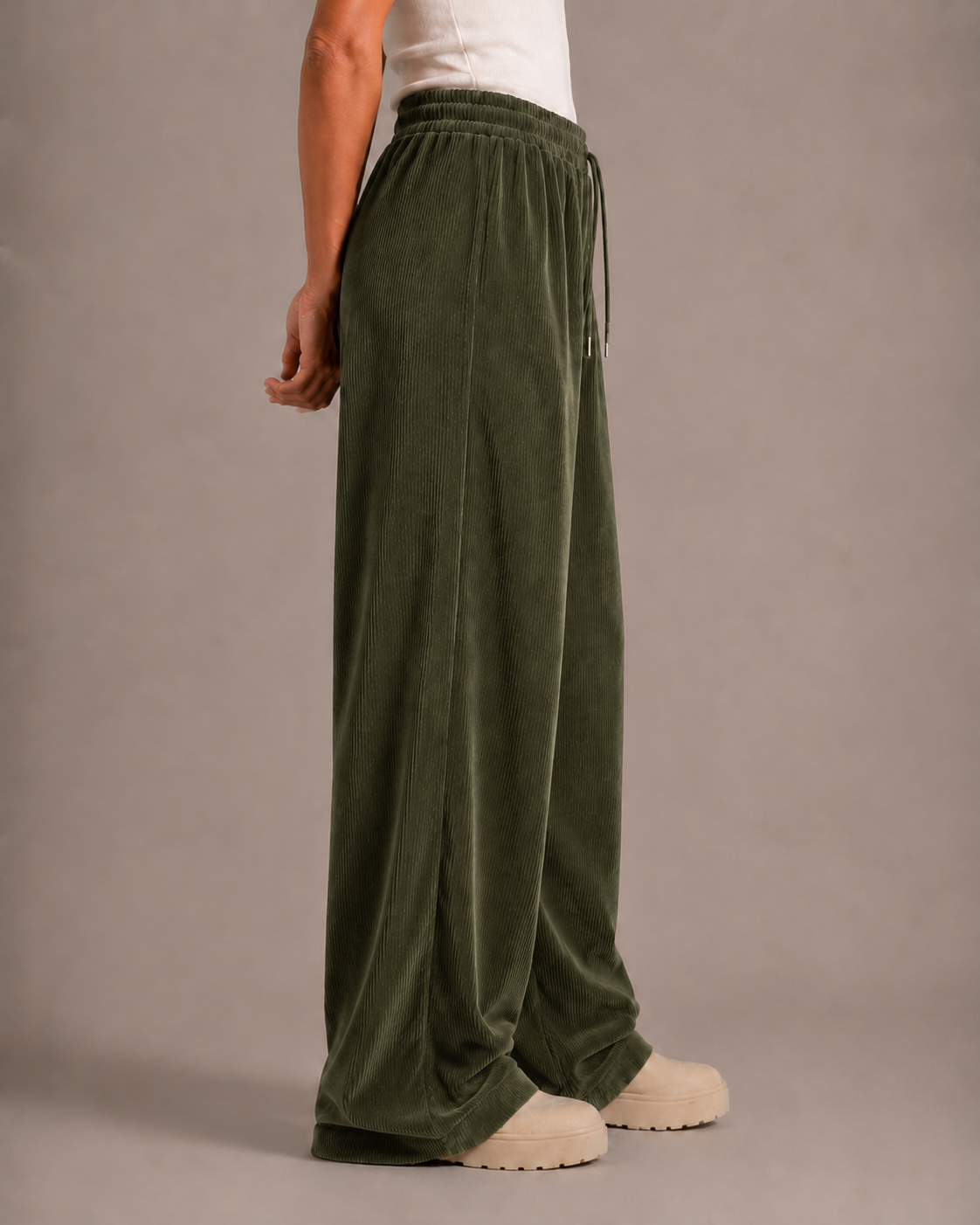 Pantalones de pana vintage para mujer