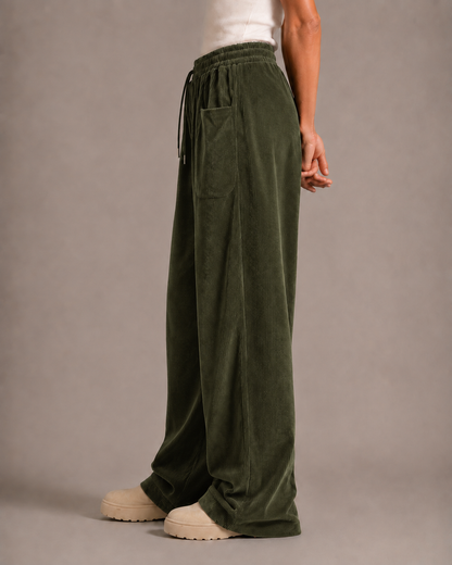 Pantalones de pana vintage para mujer