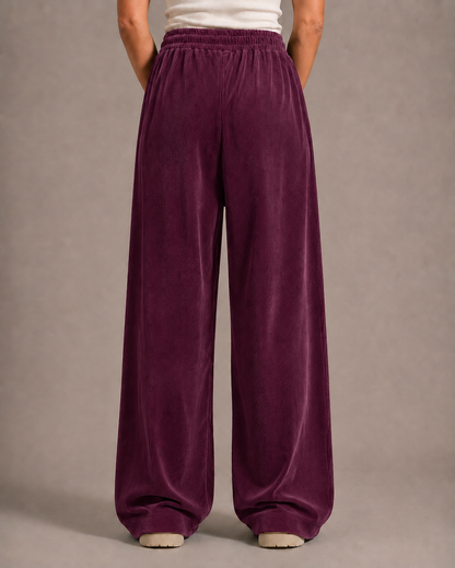 Pantalones de pana vintage para mujer