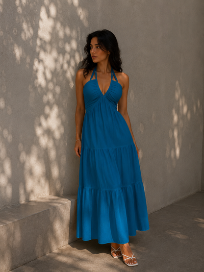 Vestido liso para mujer