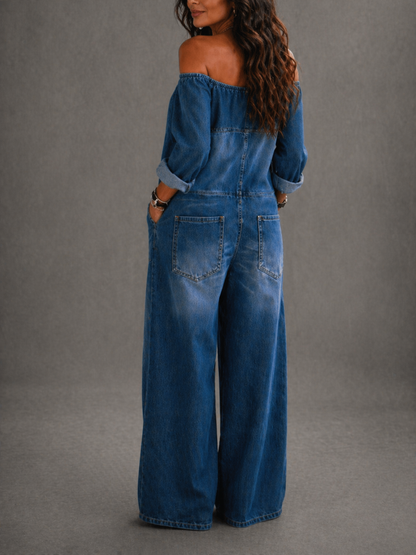 Denim | Mono Vaquero Fuera de Hombro