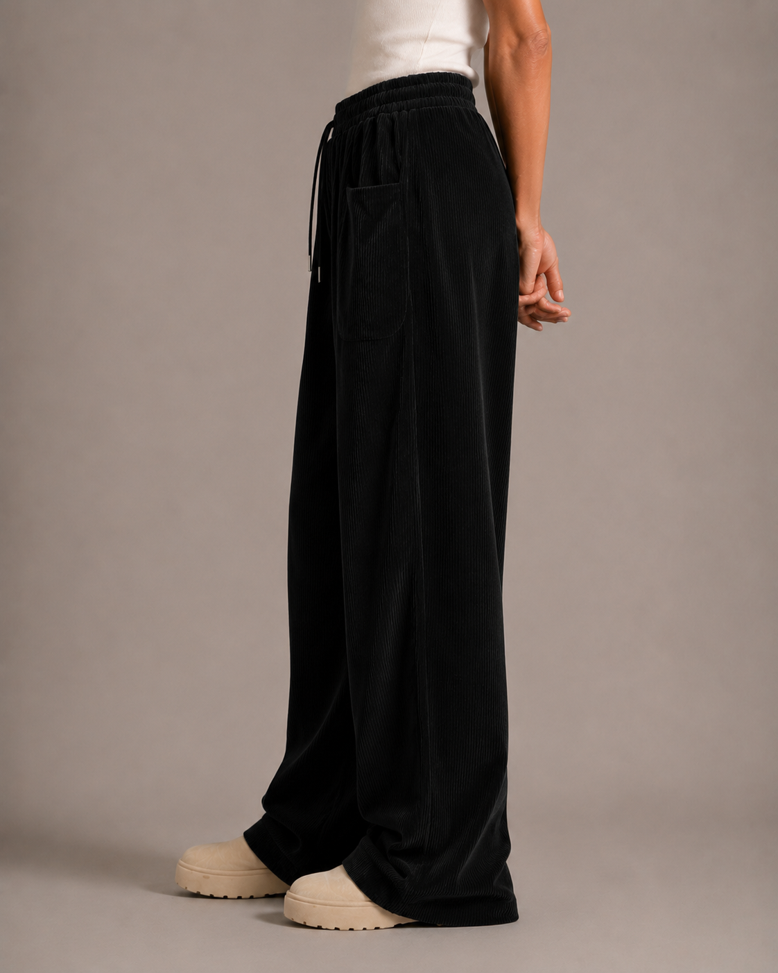 Pantalones de pana vintage para mujer