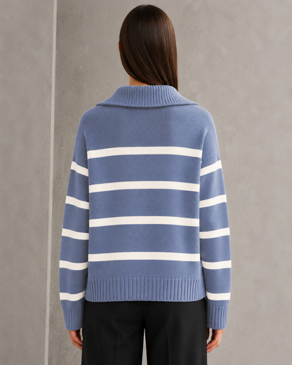 Jersey de mujer con estampado rayado
