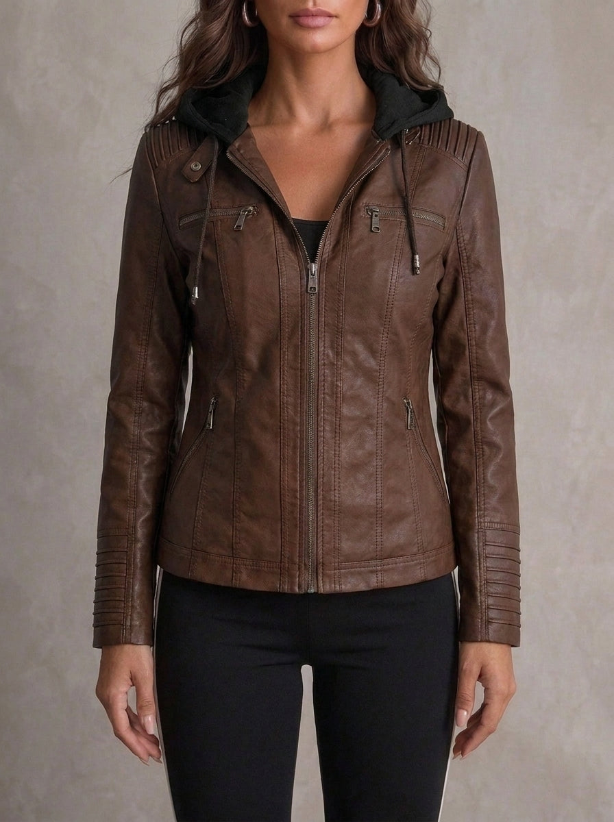 Assunta - Chaqueta de Piel Resistente y Elegante