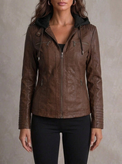 Assunta - Chaqueta de Piel Resistente y Elegante
