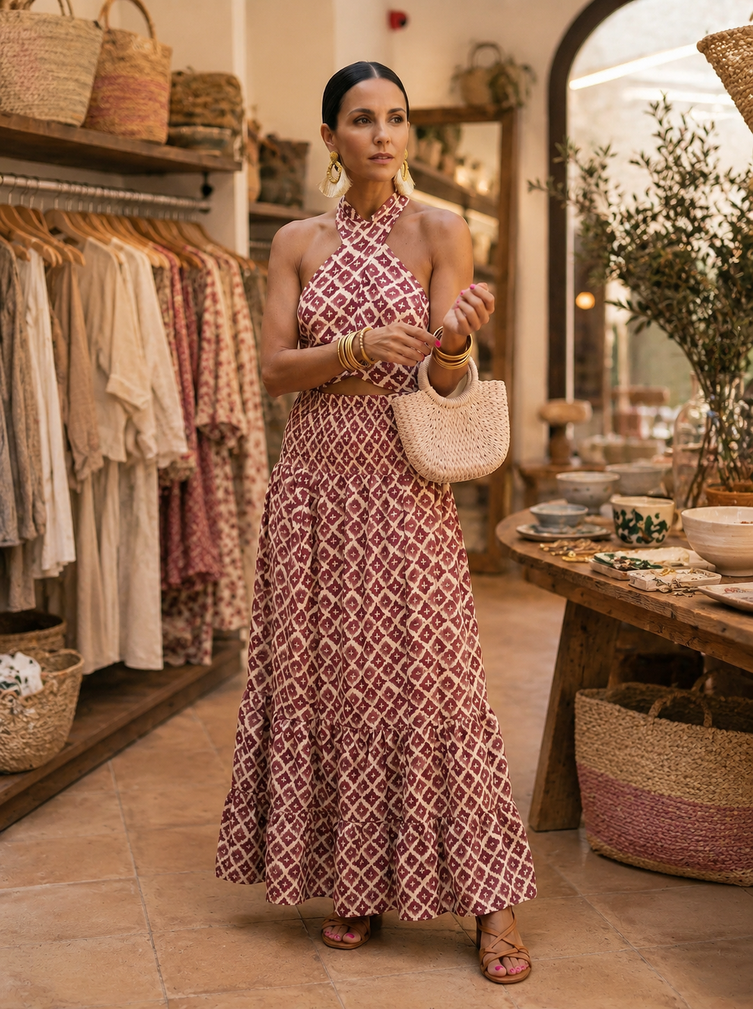 Elsa | Conjunto Elegante con Diseño de Hombros Descubiertos