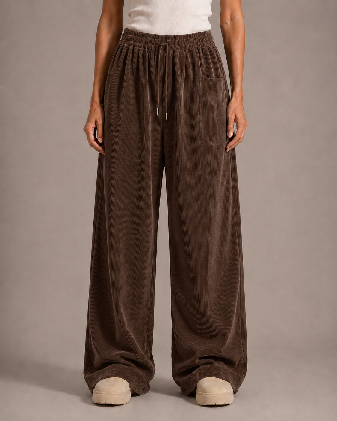 Pantalones de pana vintage para mujer