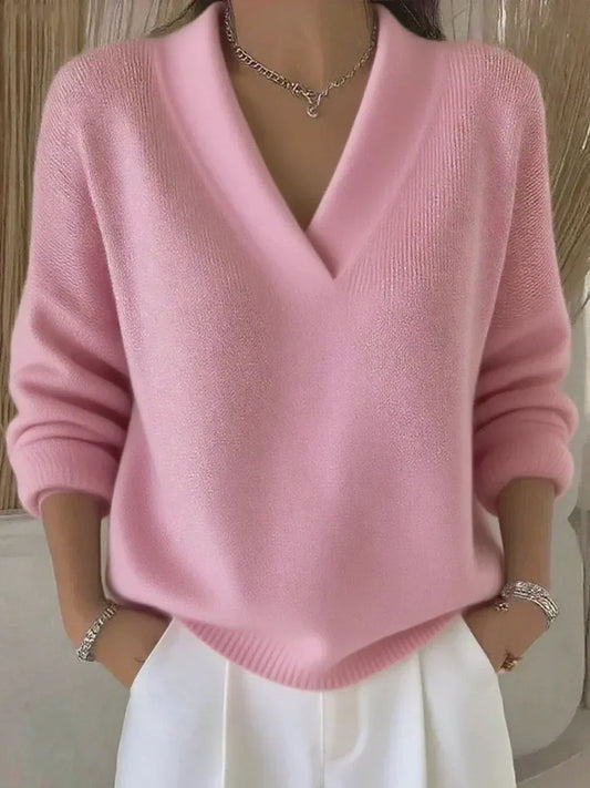 Viola | SUÉTER SUAVE CON CUELLO EN V