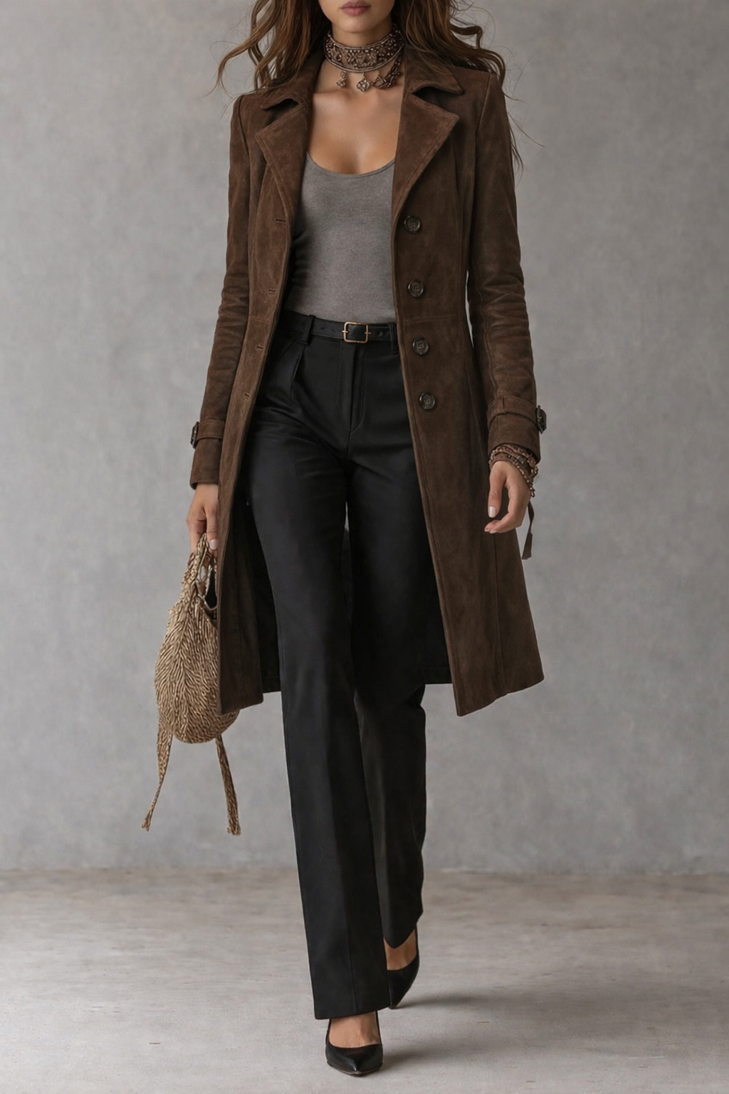 Sara | Abrigo largo elegante para invierno