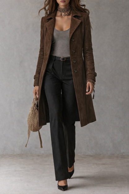 Sara | Abrigo largo elegante para invierno
