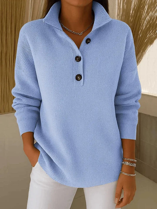 Amalia | SUÉTER POLO CON CUELLO EN V