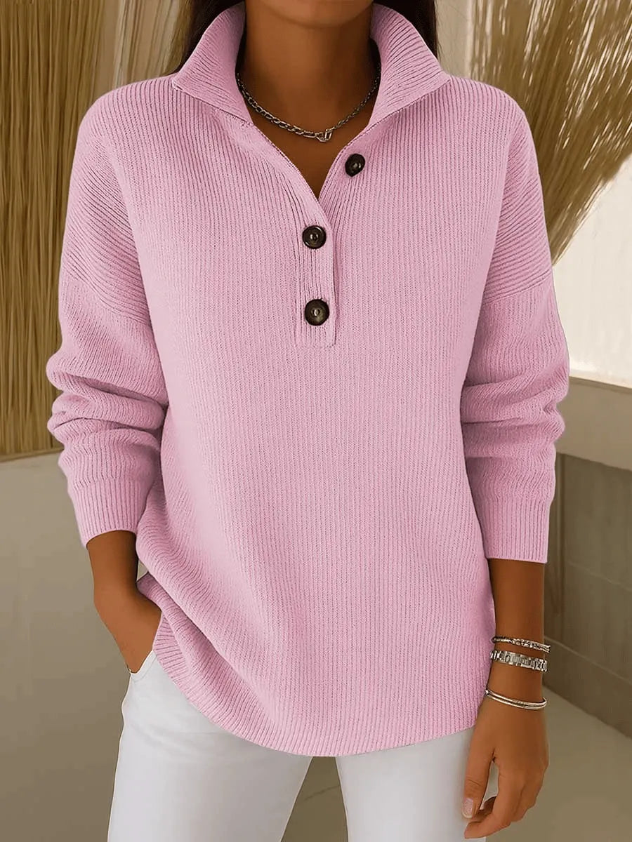 Amalia | SUÉTER POLO CON CUELLO EN V
