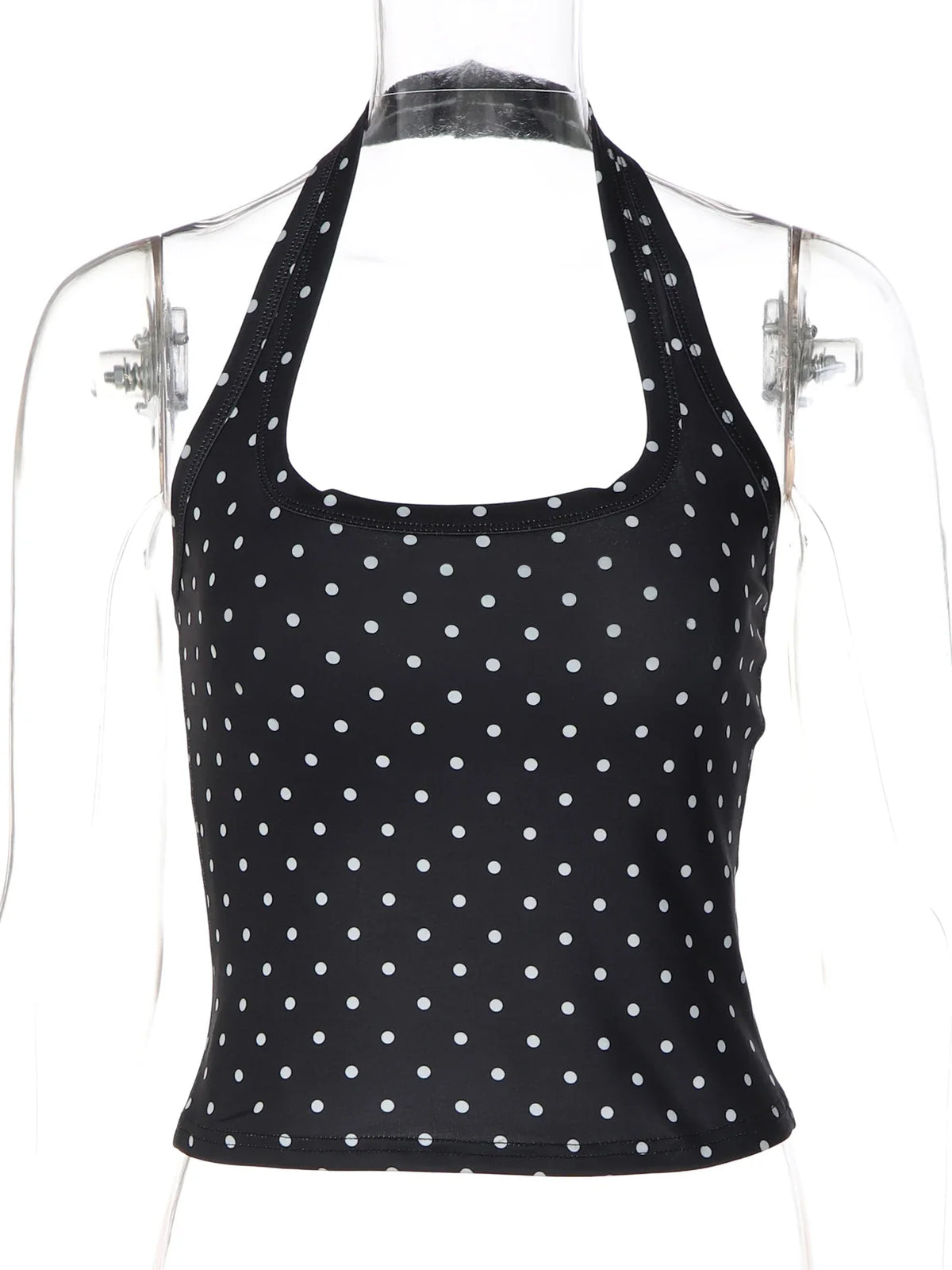 Top de Lunares Cuello Cuadrado