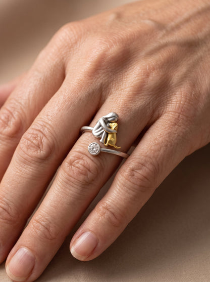 El Abrazo Eterno — Anillo Ajustable