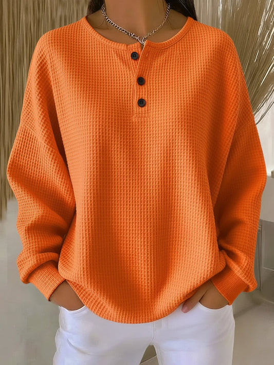 Miranda | SUDADERA HENLEY CON RELIEVE