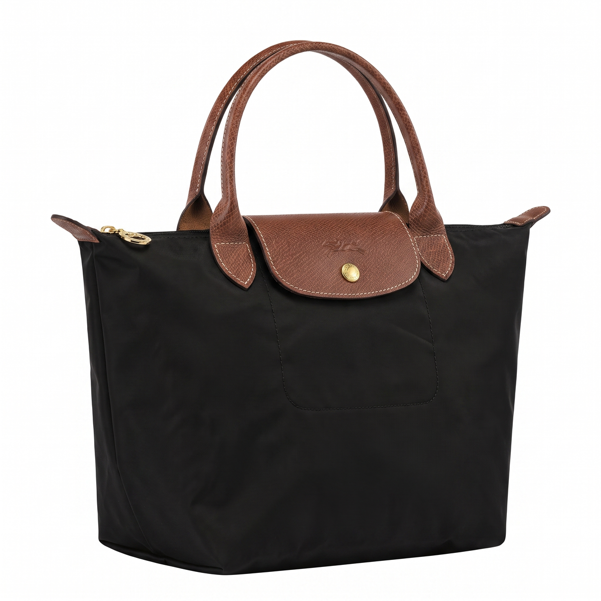 Bolso Tote Mediano Longcham Nero angulo